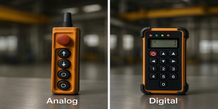 مقایسه ریموت کنترل آنالوگ و دیجیتال مقایسه ریموت کنترل آنالوگ و دیجیتال
